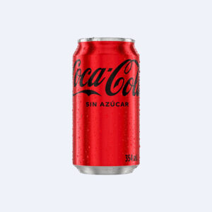 Gaseosa Coca Cola Sin azúcar Lata - 354 ml