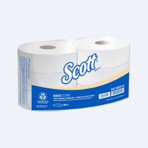 Papel Higiénico Scott basic 400M X6 rollos