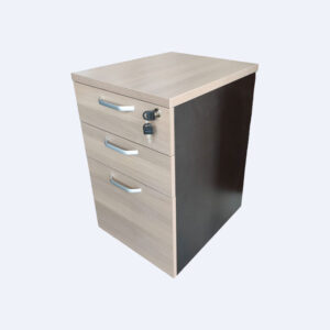 Pedestal arturito de melamina de 3 gavetas