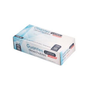 GUANTE LATEX CLAREX M CJ 100UND