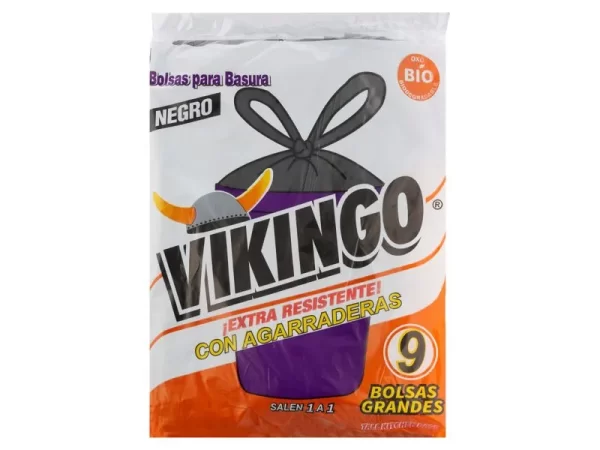 BOLSA P/ BASURA GRANDE VIKINGO PAQ. 9UND