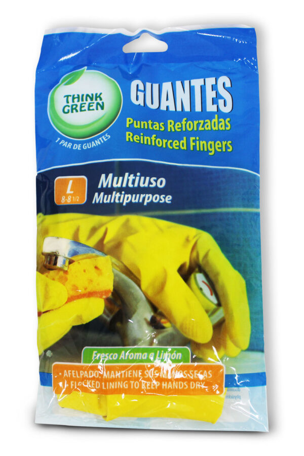 GUANTE LIMPIEZA THIN GREEN T/M