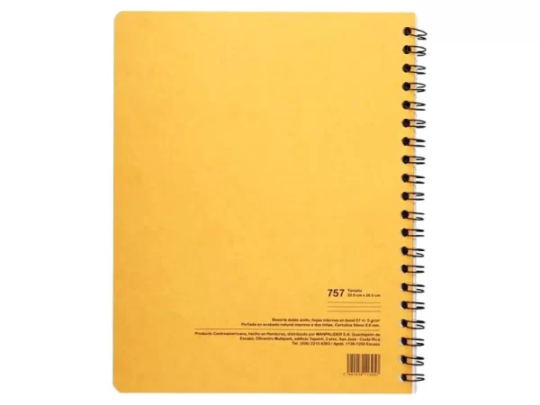 CUADERNO RESORTES 80H SKIPPER #757 - Imagen 2