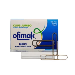 CLIP JUMBO 100U NIQUELADO