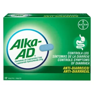 ANTIDIARREICO ALKA AD - 12 TABLETAS