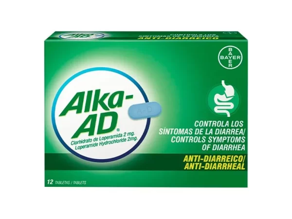 ANTIDIARREICO ALKA AD - 12 TABLETAS
