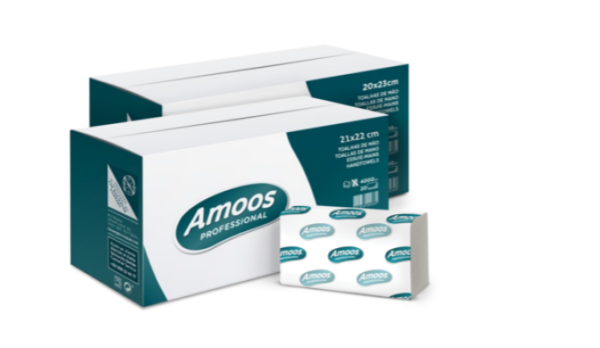 TOALLA INTERFOLIADA PAQ. 160HJS AMOOS
