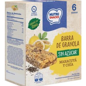 BARRA SIN AZÚCAR MARACUYÁ 150G