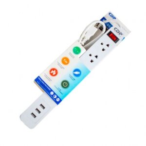 PROTECTOR DE PICOS CDP (SS5) 5 TOMAS 110V USB