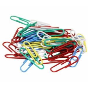 CLIP PEQUEÑO COLORES 100UNDS