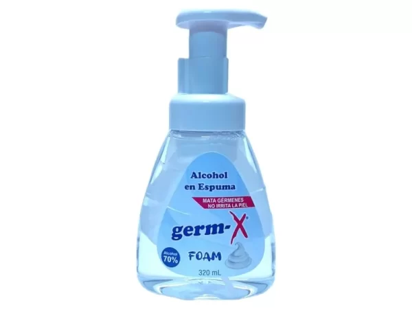ALCOHOL EN ESPUMA GERM-X ALCOHOL AL 70% - 320 ML
