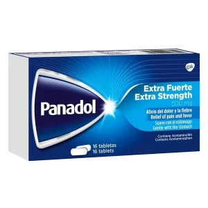 TABLETAS PANADOL EXTRA FUERTE - 16 TABLETAS