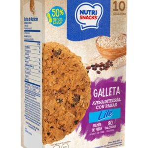 GALLETAS AVENA PASAS LITE 240G