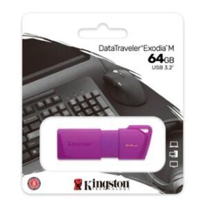KINGSTON MEMORIA EXODIA MORADA 64GB USB 3.2 KC-U2L64-7LP