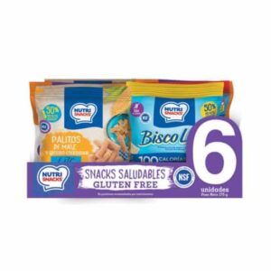 SNACKS SALUDABLES GLUTEN FREE 6 UNIDADES