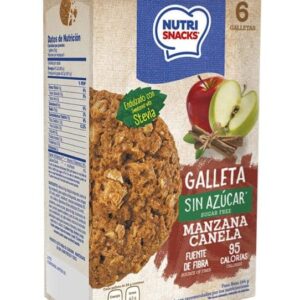 GALLETAS SIN AZÚCAR MANZANA Y CANELA 144G