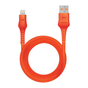 MAXELL CABLE USB A LIGHTNING JELLEEZ NARANJA 348210