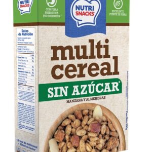 MULTICEREAL SIN AZÚCAR CON MANZANA Y ALMENDRAS 300G