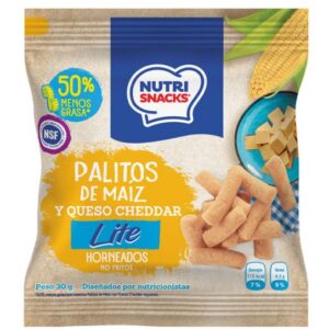 PALITOS DE MAÍZ Y QUESO CHEDDAR LITE - 30 G