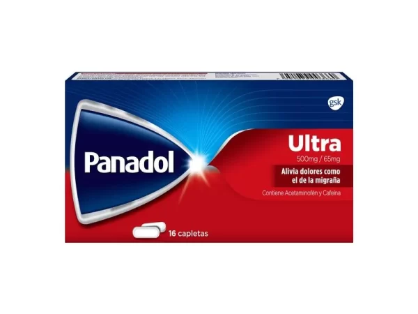 TABLETAS PANADOL ULTRA - 16 TABLETAS