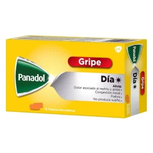 Tabletas Panadol gripe día -16 tabletas