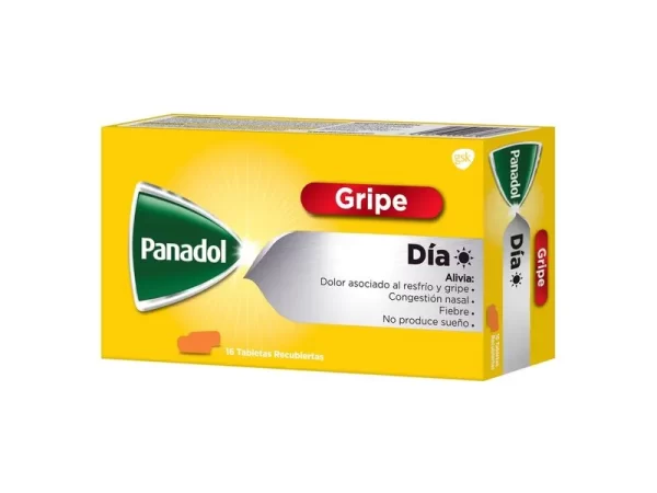 Tabletas Panadol gripe día -16 tabletas