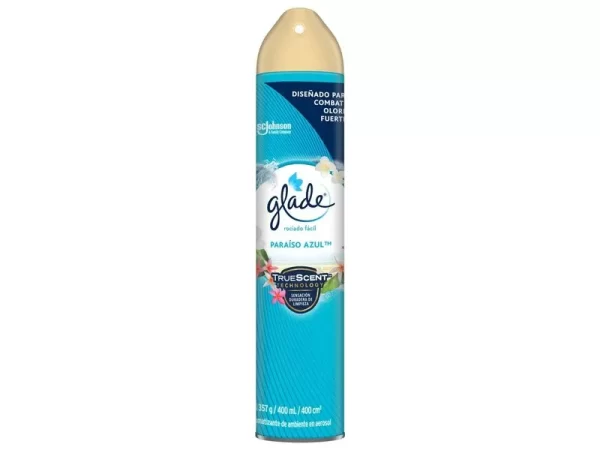 GLADE AMBIENTAL AEROSOL 400ML PARAISO AZUL