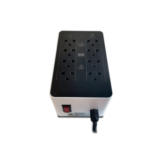 REGULADOR CDP (R2CU-AVR1008)  1000VA/400W 8 TOMAS/4 USB 120V/220V - Imagen 2