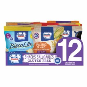 SNACKS SALUDABLES GLUTEN FREE 12 UNIDADES