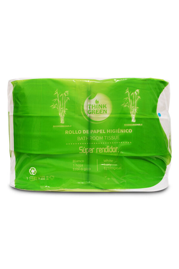 PAPEL HIGIÉNICO THINK GREEN 500 MTS