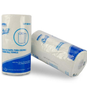 TOALLA MAYORDOMO SCOTT BLANCA 1X95HJS 30