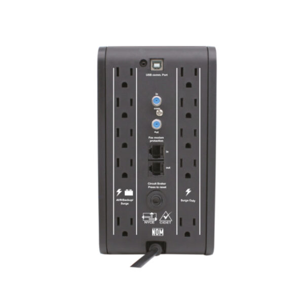 UPS CDP R-SMART (751) 750VA/350WATTS 10 TOMAS (P) - Imagen 2