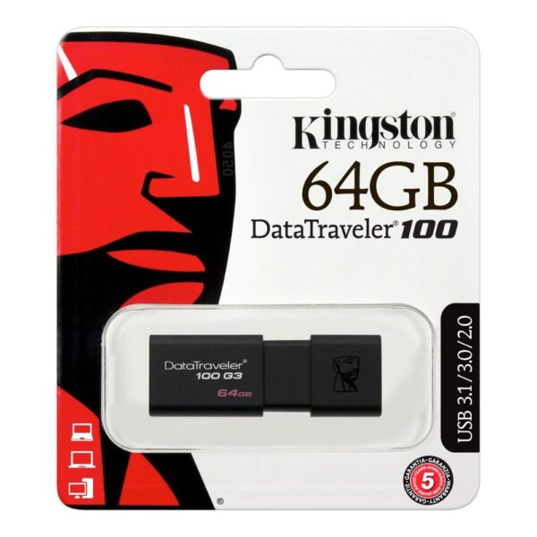 MEMORIA KINGSTON USB 64GB DT100G3 3.0