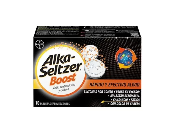 ANTIÁCIDO ALKA SELTZER EXTREME BOOST - 10 TABLETAS