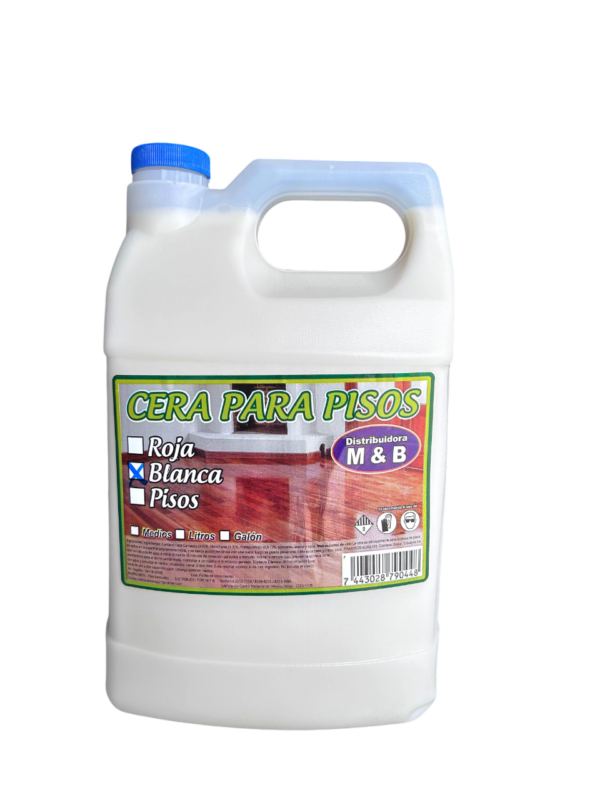 CERA LIQUIDA BLANCA GALON ECO
