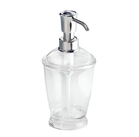 DISPENSADOR DE JABÓN FRANKLIN PLÁSTICO TRANSPARENTE