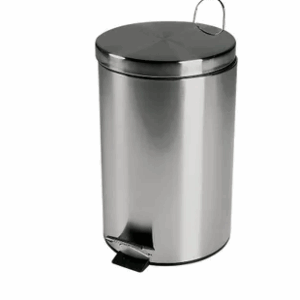 BASURERO ACABADO CROMADO 12 LITROS