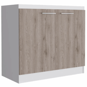 MUEBLES BASE FREGADERO 2 PUERTAS 90 × 100 × 50 CM