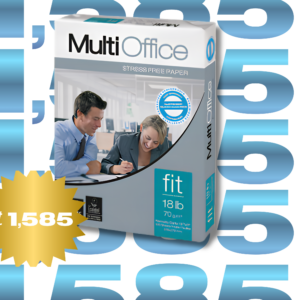 MULTIOFFICE FIT CAJA 10 UND RESMA 8 1/2 X 11 BOND 18 LB 500 H 70 GRS
