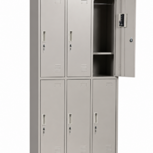 LOCKER LICHE-M-06 6-PUERTAS GRIS CLARO- 6010